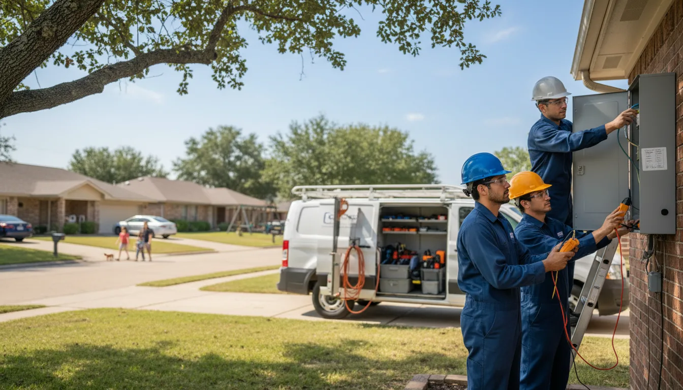 Certified electrician providing emergency electrical services in Harned, KY